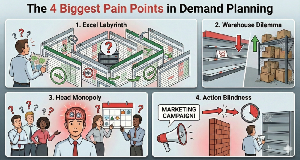 Typical planning pitfalls in supply‑chain planning